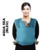 Sistem de purtare wrap elastic Babylonia Tricot Slen Cool Aqua Sea