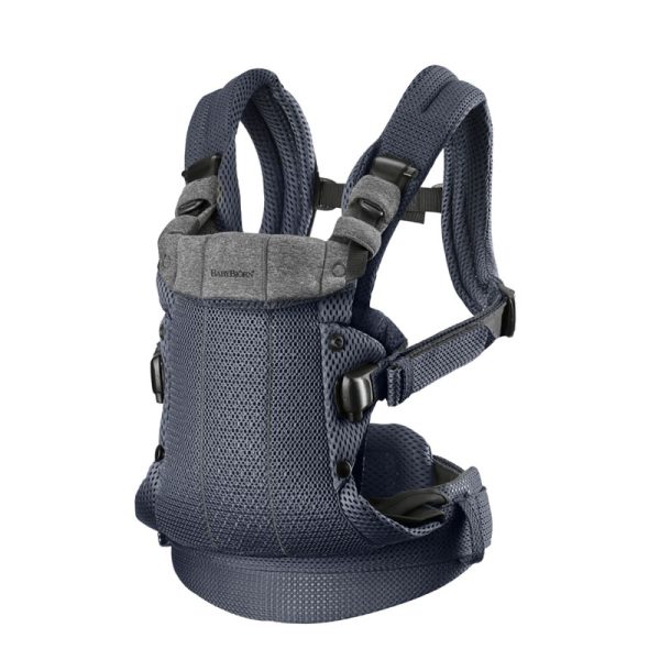 Marsupiu anatomic cu multiple pozitii de purtare BabyBjorn Harmony 3D Mesh Anthracite