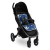 Saltea suplimentara pentru carucior bumbac Sensillo MINKY bleumarin urs 4