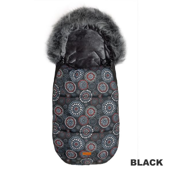 Sac de iarna Sensillo OLAF Fleece 100x45 cm Black