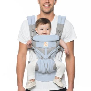 marsupiu ergobaby omni 360 cool air mesh chambray 0