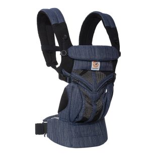 marsupiu ergobaby omni 360 cool air mesh indigo weave 1