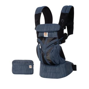 marsupiu ergobaby omni 360 cool air mesh indigo weave