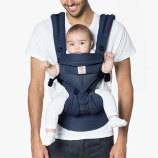 marsupiu ergobaby omni 360 cool air mesh midnight blue 2