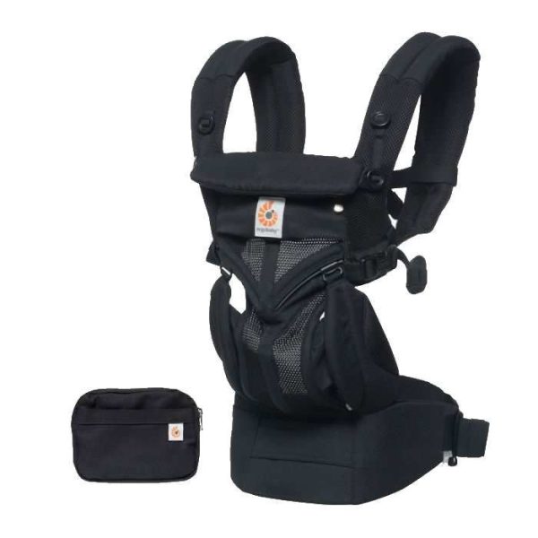 marsupiu ergobaby omni 360 cool air mesh onyx black