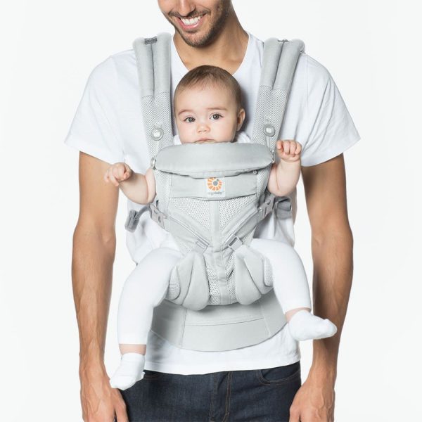 marsupiu ergobaby omni 360 cool air mesh pearl grey 1