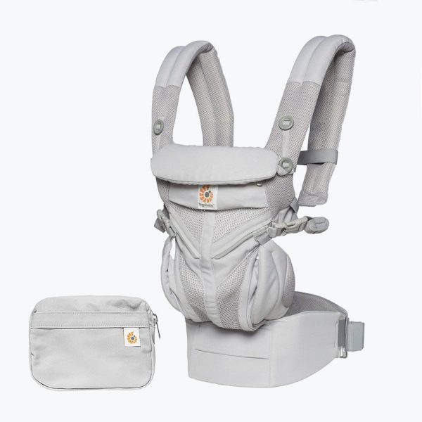 marsupiu ergobaby omni 360 cool air mesh pearl grey