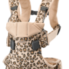 marsupiu anatomic babybjorn one cu pozitii multiple de purtare beige leopard bbc 1 1