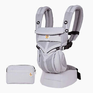 marsupiu ergobaby omni 360 cool air mesh lilac grey