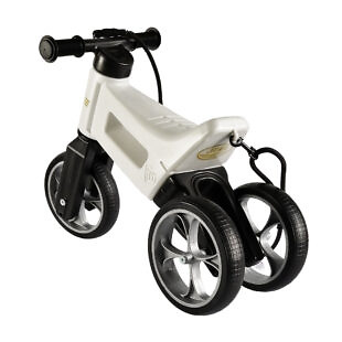 Bicicleta fara pedale Funny Wheels Rider SUPERSPORT 2 in 1 jawa white 1