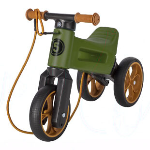 bicicleta fara pedale funny wheels supersport 2 in 1 khaki