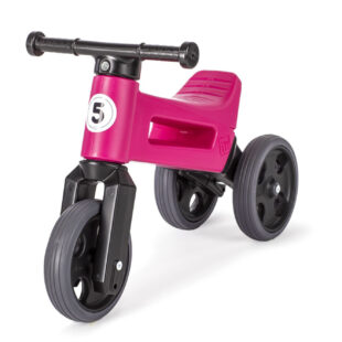 Bicicleta fara pedale Funny Wheels Rider SUPERSPORT 2 in 1 roz 1