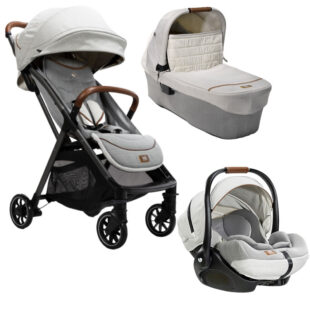 Carucior ultracompact 3 in 1 Joie Parcel Signature Oyster nastere 22 kg cu i Level