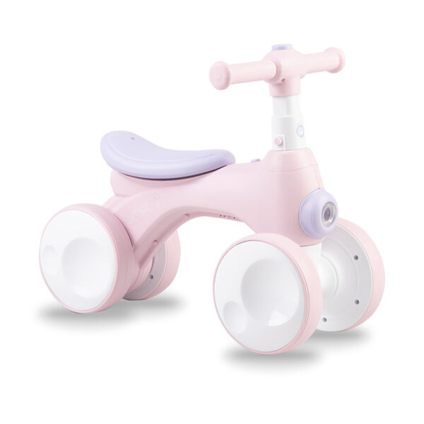 Bicicleta cu lumini si sunet si difuzor de balonase Momi Tobis Pink