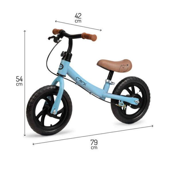 bicicleta fara pedale momi breki blue 11