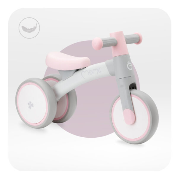 bicicleta fara pedale momi pink 9