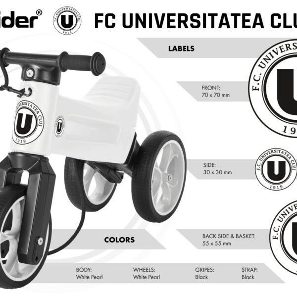 Bicicleta fara pedale Funny Wheels Rider SuperSport 2 in 1 U Cluj