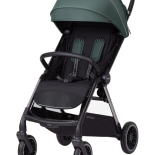 Carucior sport max 22 kg cu roti cauciuc si pliere automata Carrello DELTA Jungle Green 1