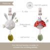 jucarie muzicala pentru carucior taf toys Ladybug 7