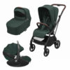 pachet 3 in 1 carucior maxi cosi leona2 TWILLIC GREEN